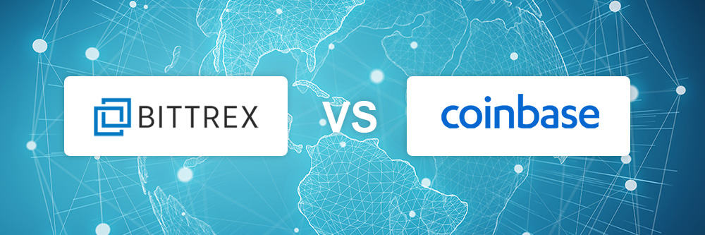 price of bitcoin difference bittrex vs coinbase