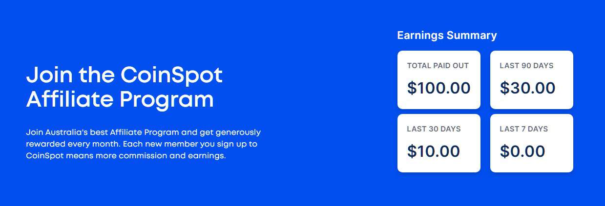 Coinspot Earn affiliate program