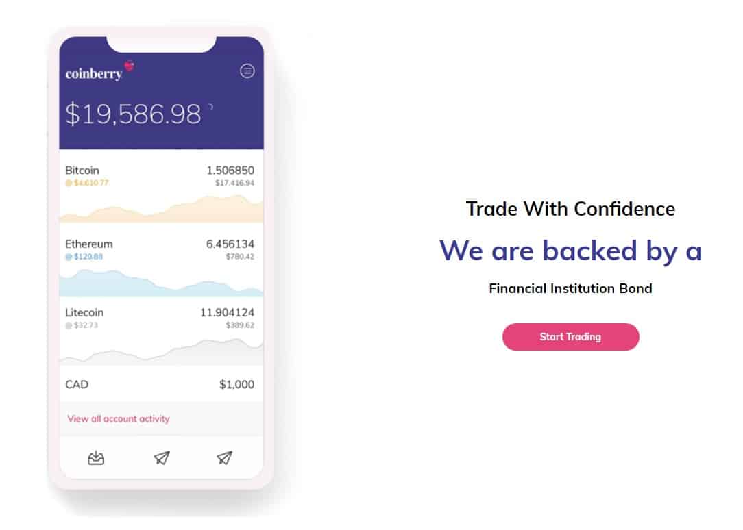 Coinberry security features