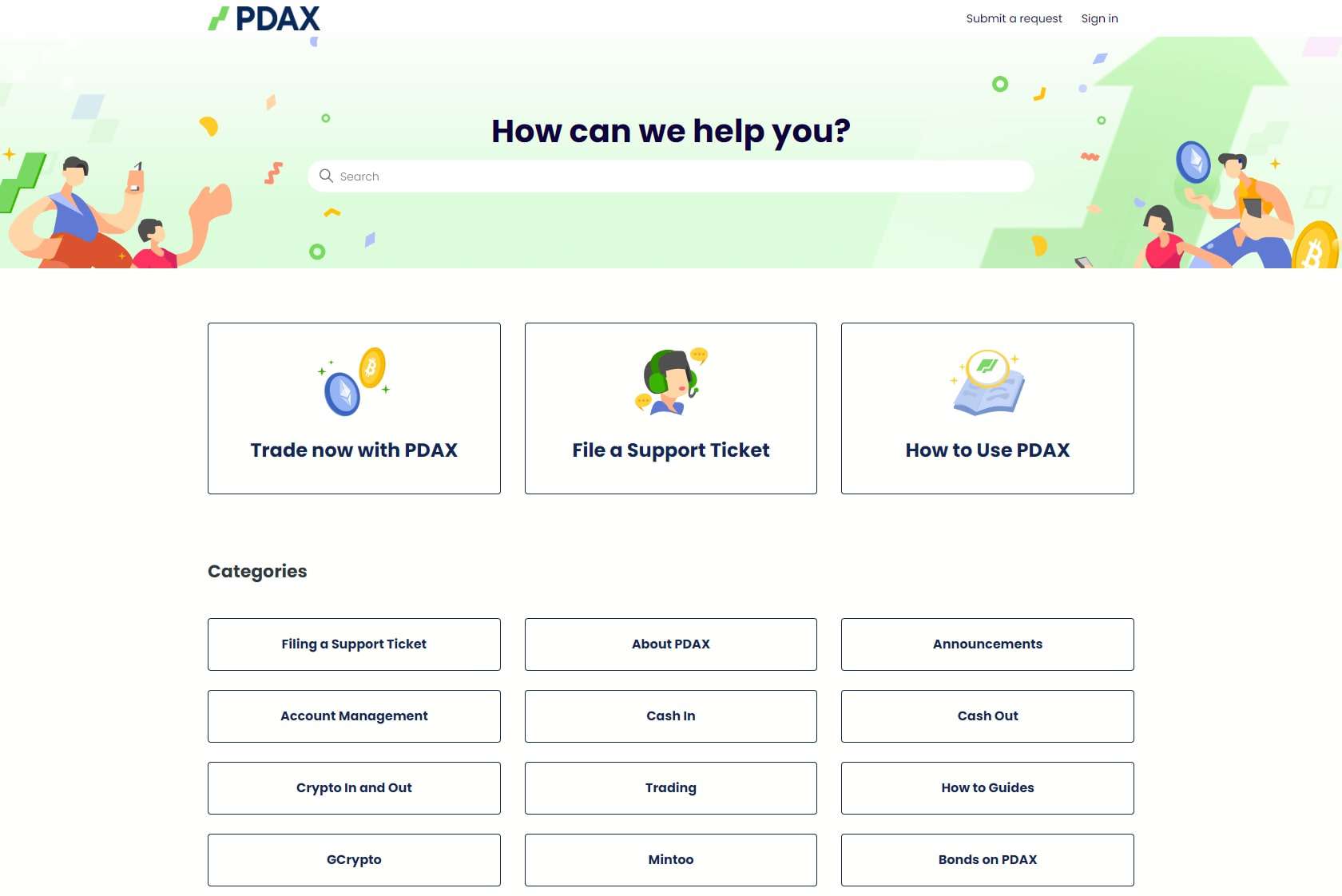 PDAX support