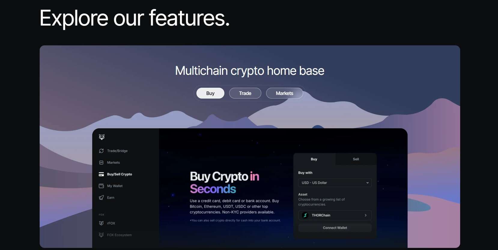 ShapeShift features