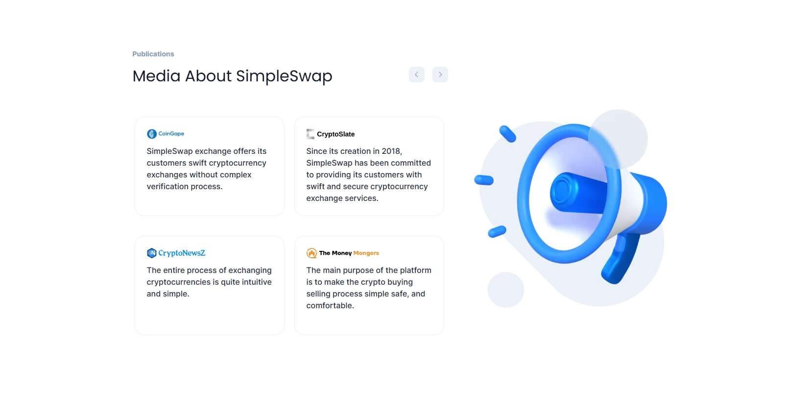 SimpleSwap exchange marketing