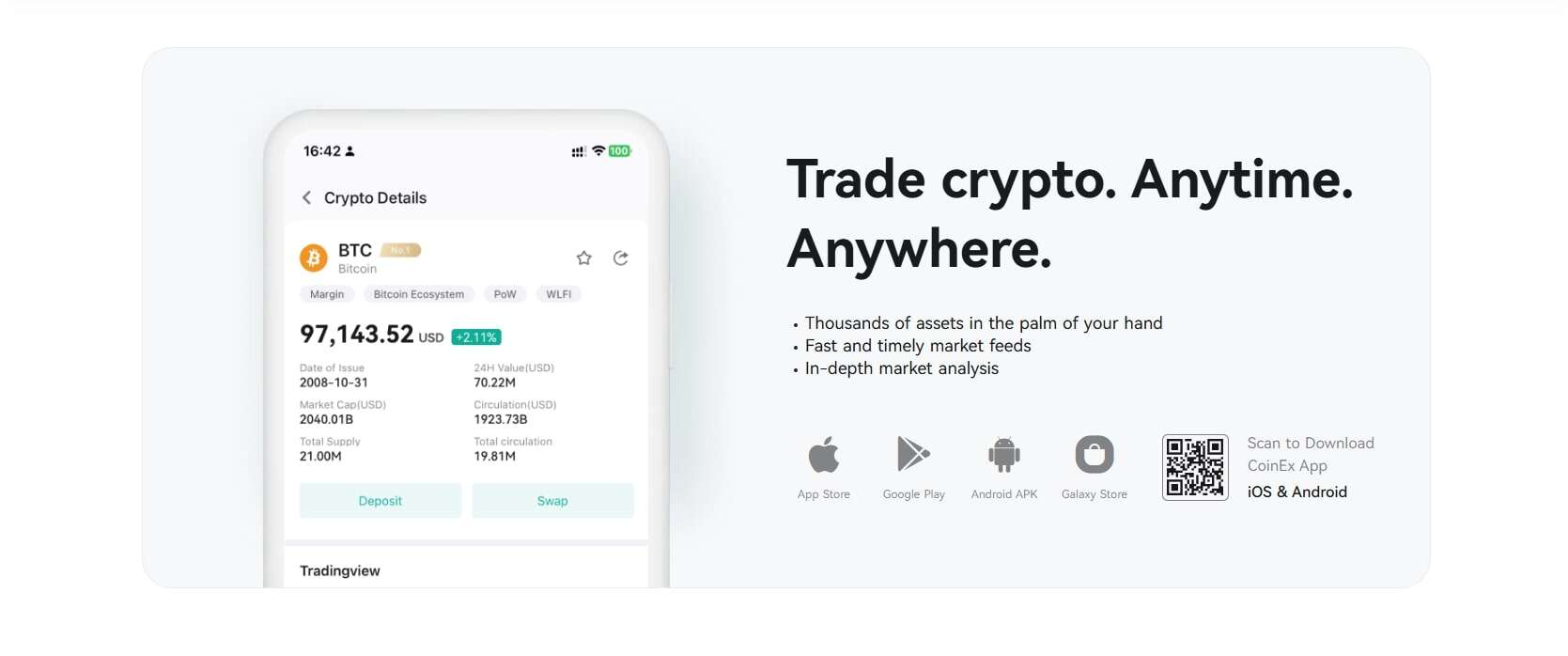 CoinEx exchange marketing