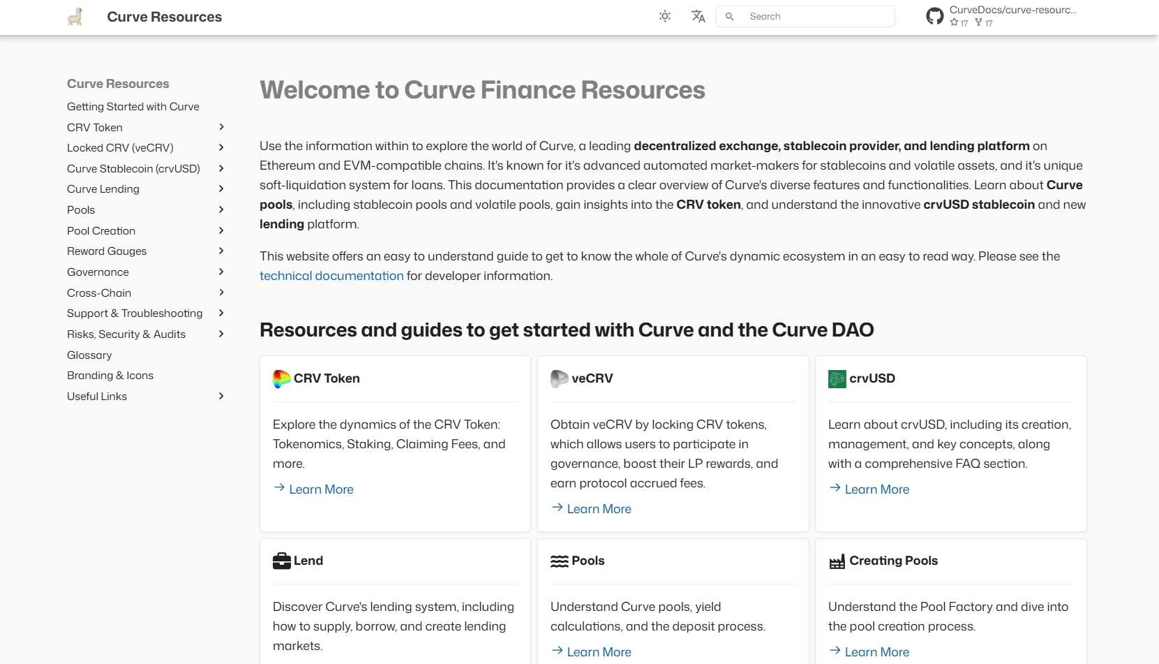 Curve Finance support