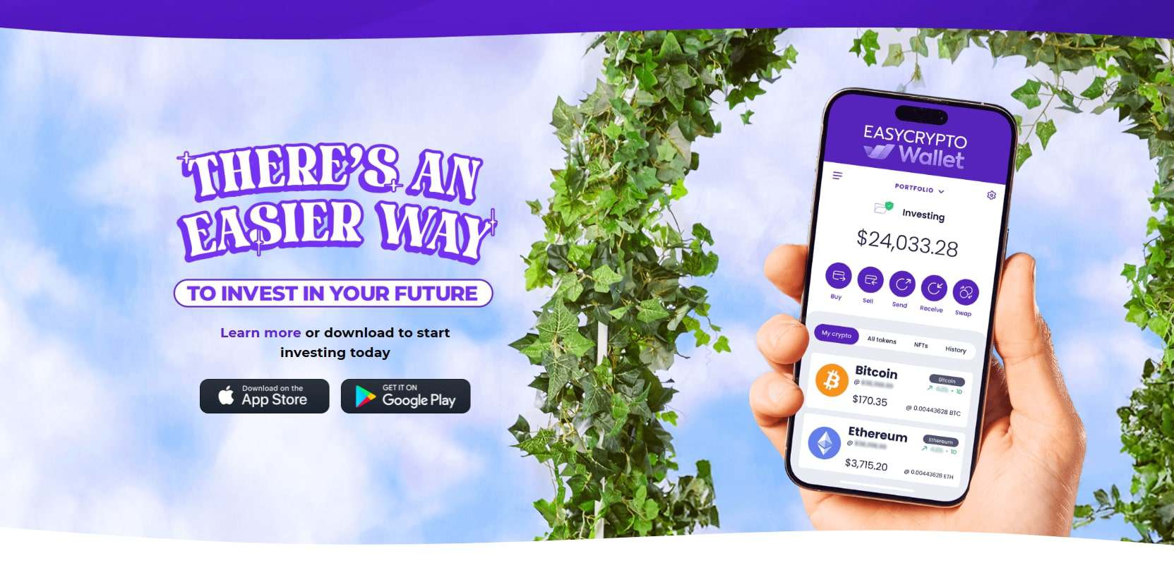 Easy Crypto exchange marketing