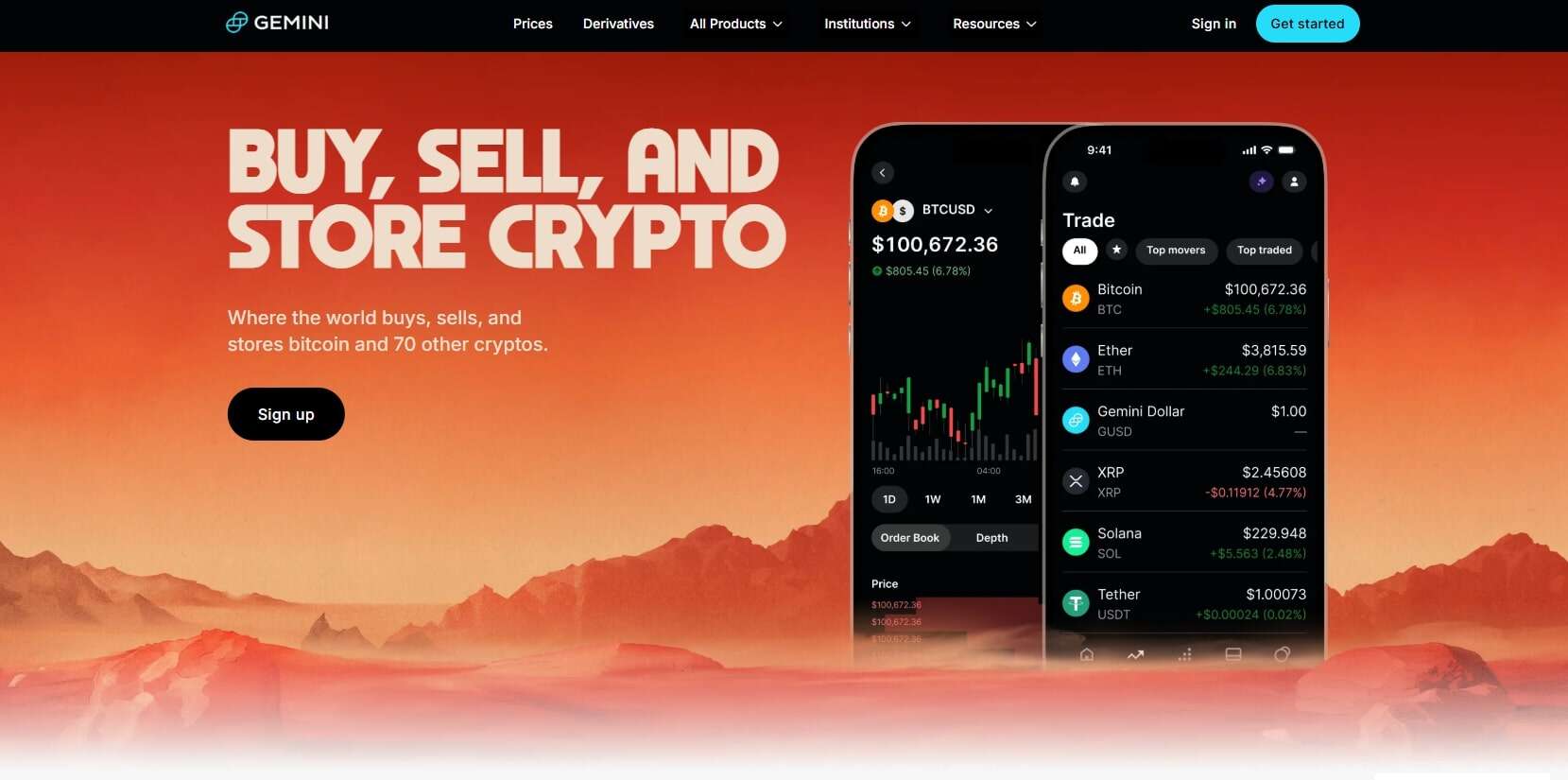 Gemini homepage