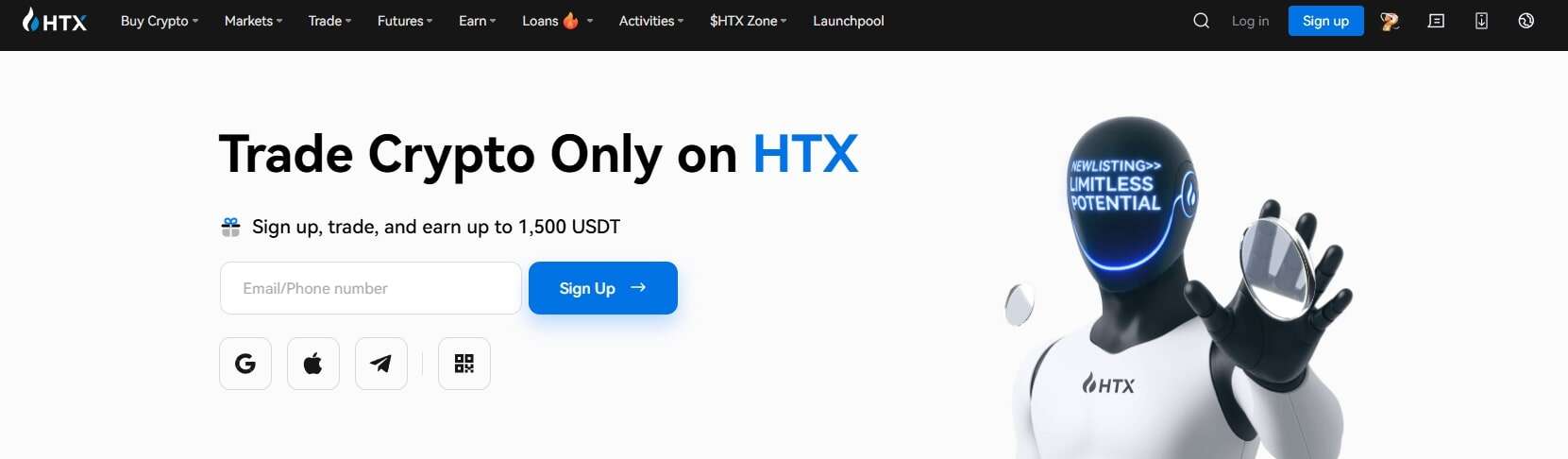HTX homepage