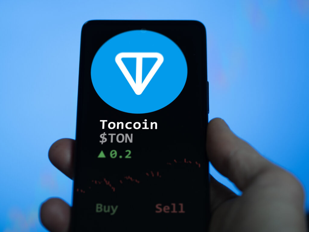 Toncoin trend on a crypto exchange, $TON on a token market.