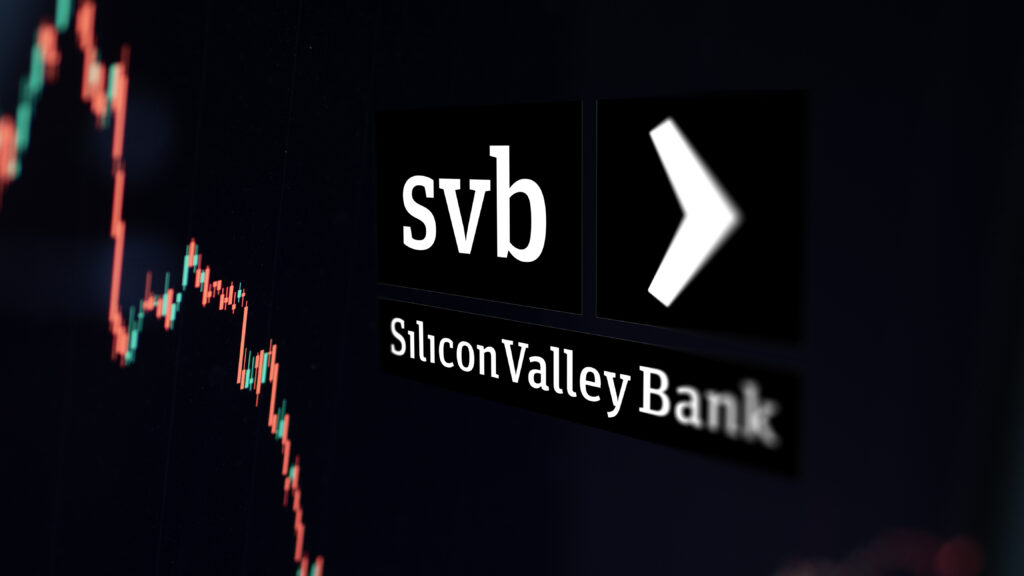 Svb, global Financial Stocks, SVB trend on a screen, Silicon Valley Bank comeback, silicon valley bank