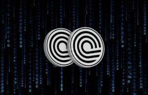 ondo virtual currency images on digital background.