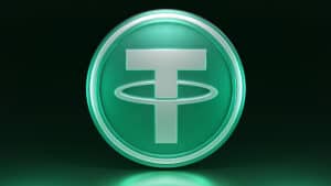 USDT logo and coin